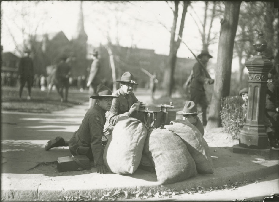 Home Guardsmen at South Green Park