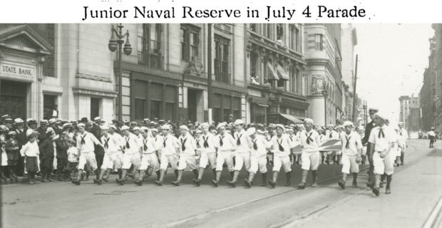 Junior Naval Reserve in July 4 Parade