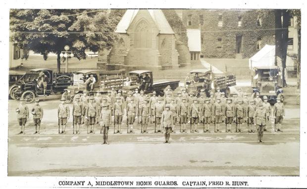 Company A, Middletown Home Guards. Captain Fred R. Hunt