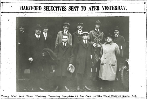 Hartford Selectives Sent To Ayer Yesterday