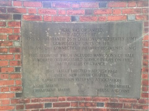 102nd Memorial Plaque