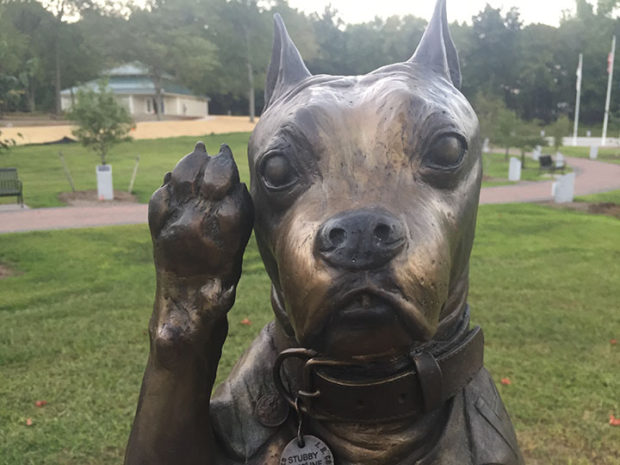 Sgt. Stubby Enshrined in Veterans Memorial Park in Middletown ...