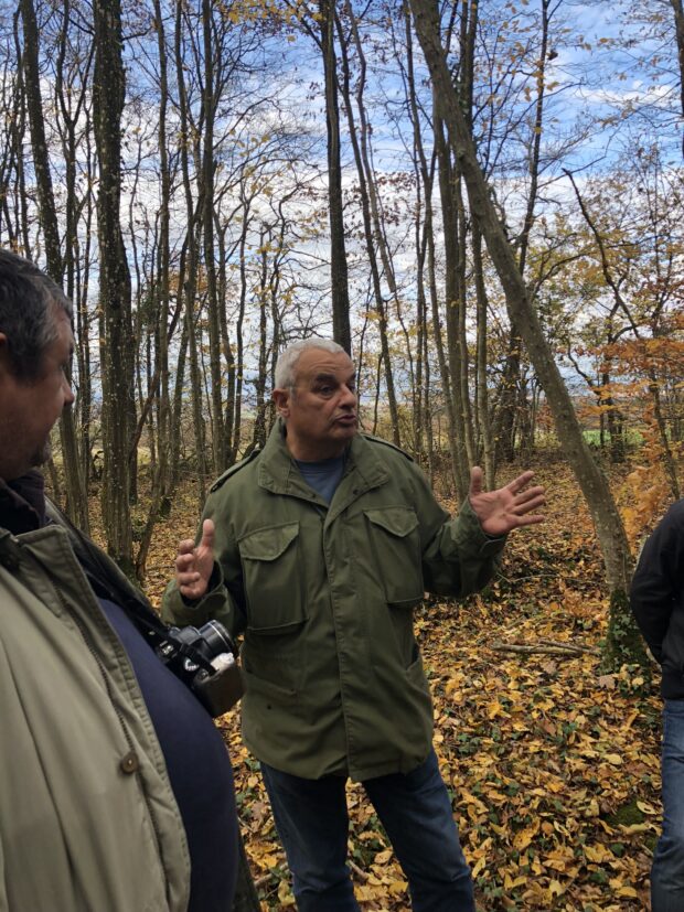 Phillipe DOURTHE in the Bois du Jury trenches Phillipe DOURTHE in the Bois du Jury trenches