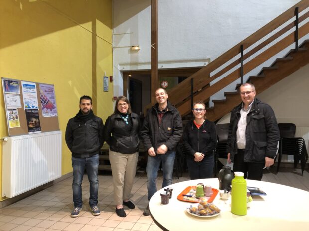 Planning at the Carrefour des Jeunes Group photo in the Carrefour des Jeunes.